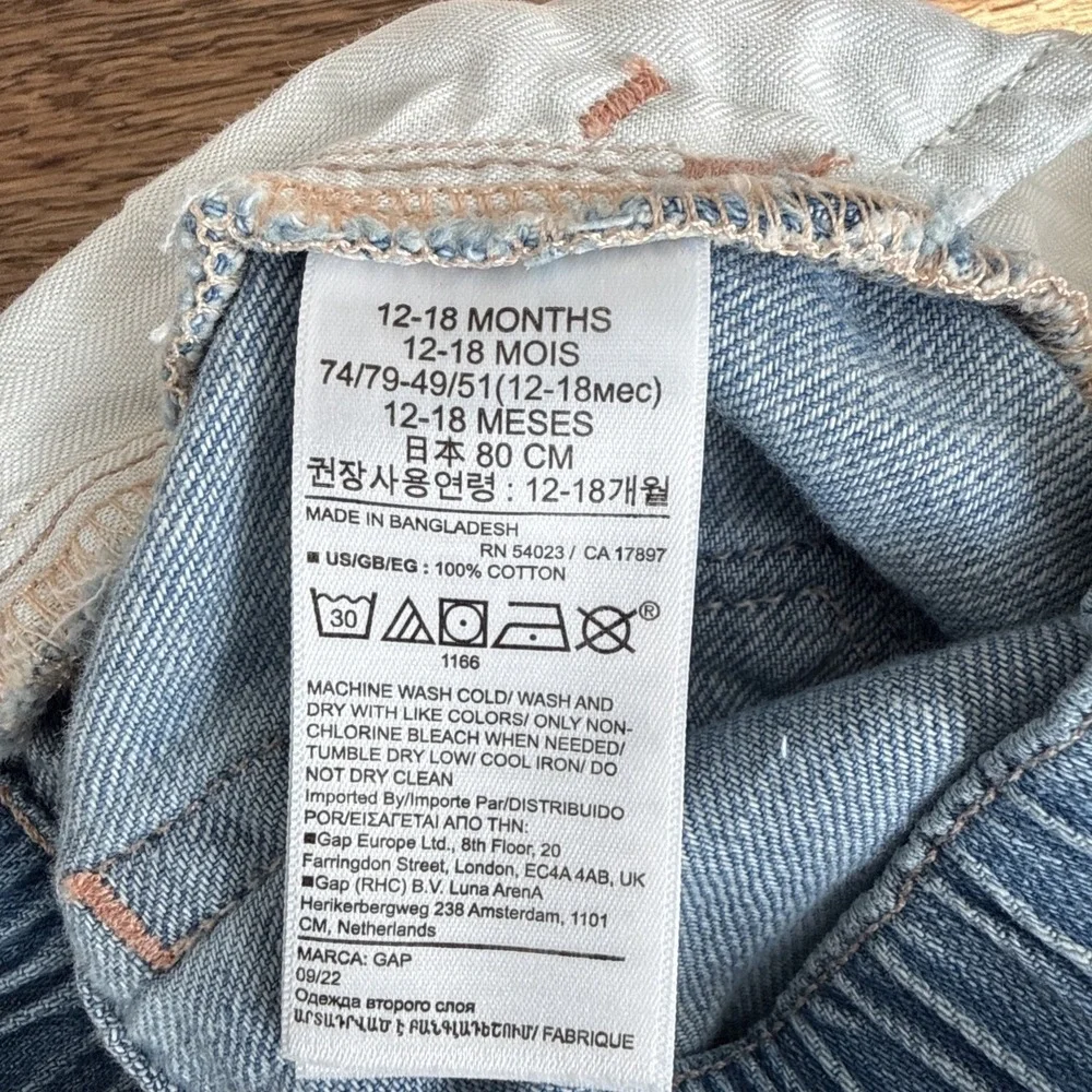 Baby Gap Blue Jeans  Sizes 12-18 Months